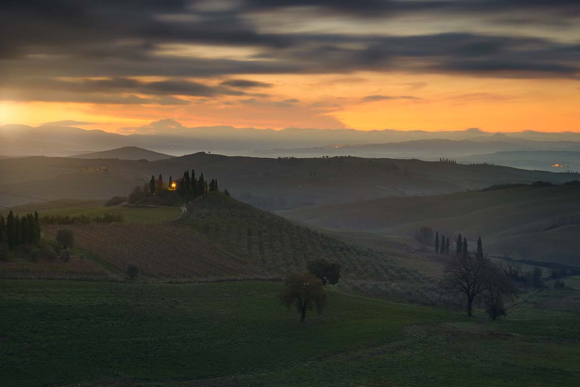 Val Orcia Toscana Nikon School Workshop Paesaggio Notturna Via Lattea Startrail 00004