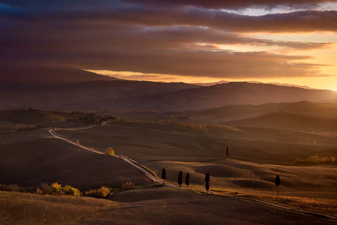 Val Orcia Toscana Nikon School Workshop Paesaggio Notturna Via Lattea Startrail 00011