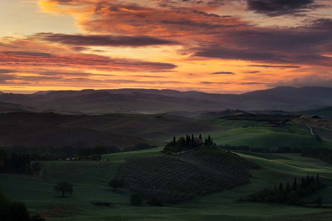 Val Orcia Toscana Nikon School Workshop Paesaggio Notturna Via Lattea Startrail 00014