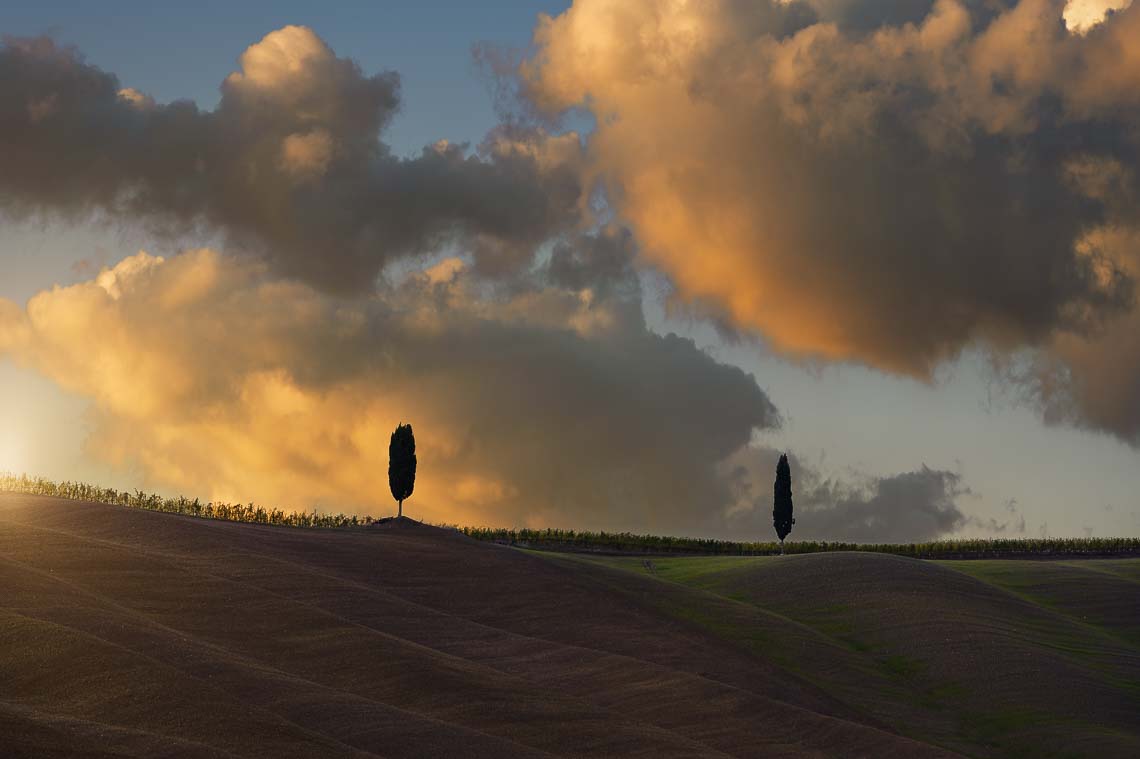 Val Orcia Toscana Nikon School Workshop Paesaggio Notturna Via Lattea Startrail 00022