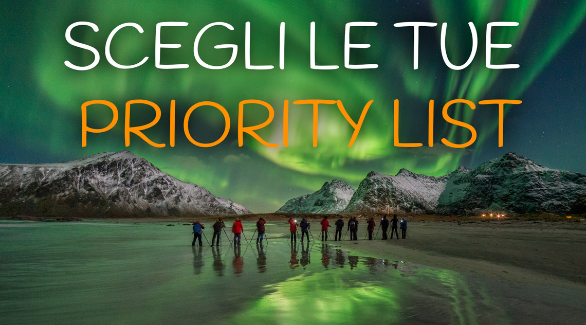 Scegli Le Tue Priority List Mobile